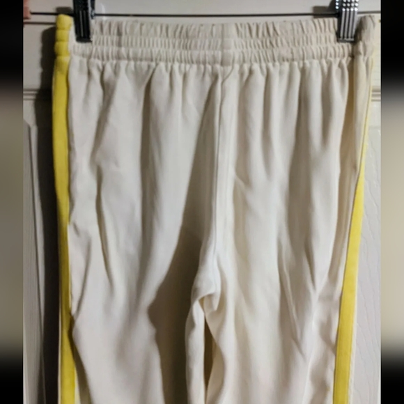Zadig & Voltaire Deluxe Pants 36 US4 White Yellow Red Striped Sporty - Picture 5 of 5